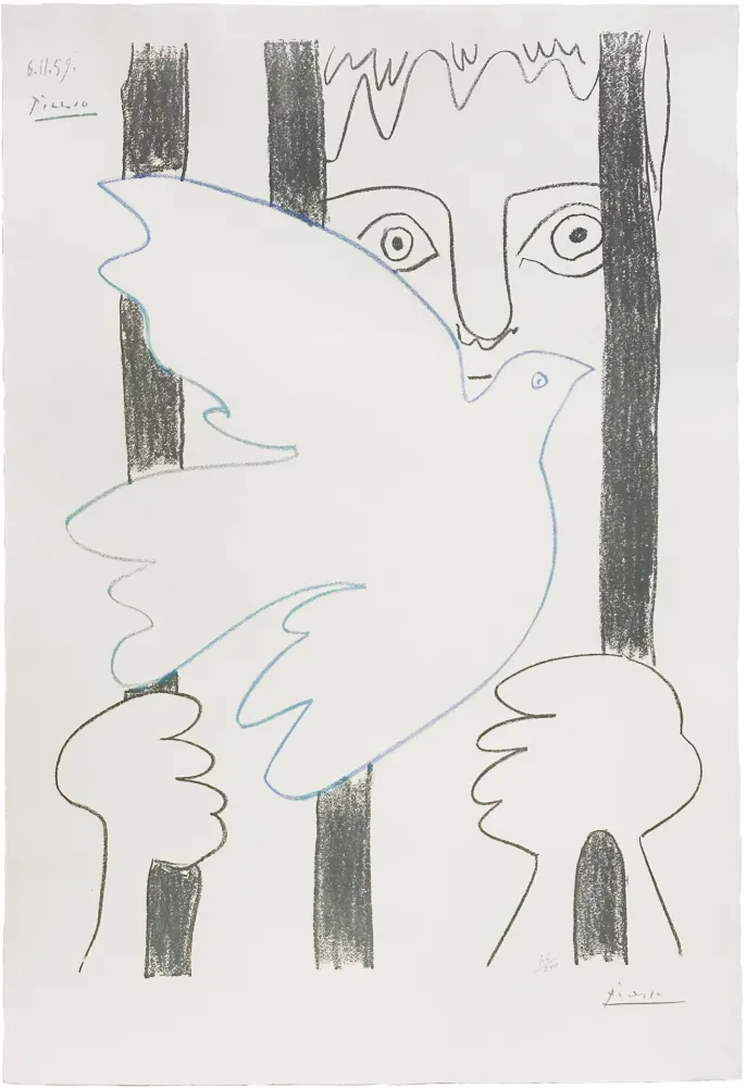 リトグラフ Picasso - Amnistia