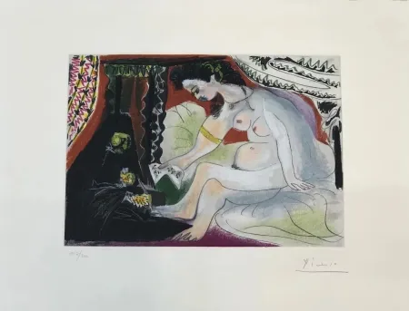 エッチングと　アクチアント Picasso - Bethsabée