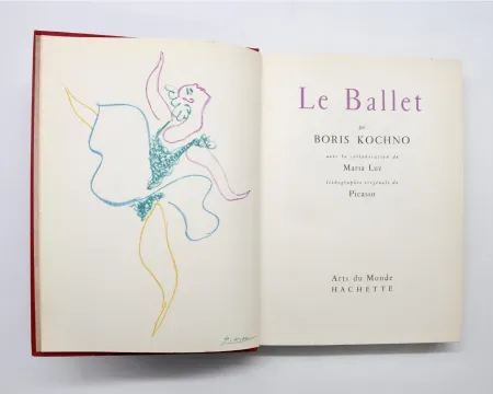 リトグラフ Picasso - Boris Kokhno-Le Ballet- Ballerina