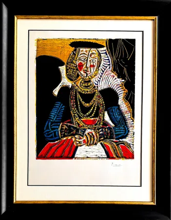 リトグラフ Picasso - Buste de Femme d’après Cranach le Jeune
