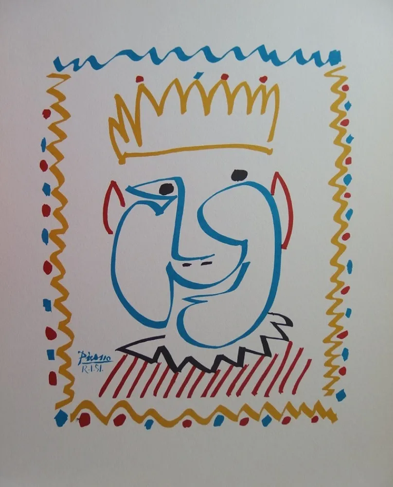リトグラフ Picasso - Carnaval : le roi