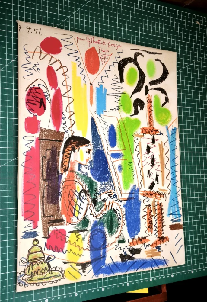 リトグラフ Picasso - Ces Peintres mes Amis/ L'atelier de Cannes 