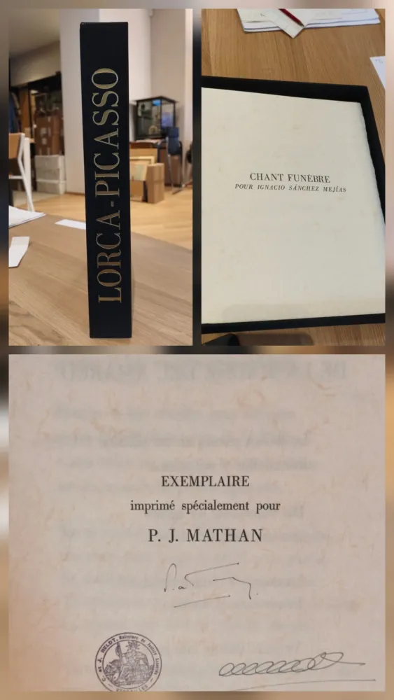 挿絵入り本 Picasso - Chant funèbre pour Ignacio Sánchez Mejías 