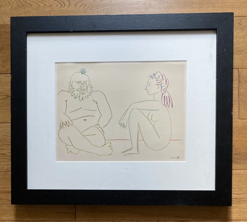 技術的なありません Picasso - Comédie Humaine 27/1/54.XIV 