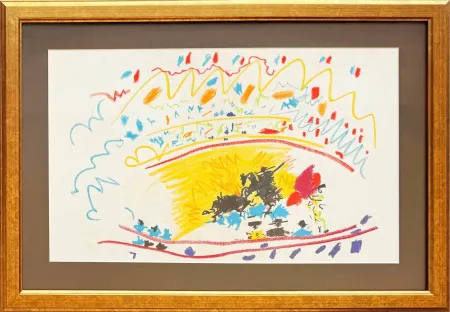 リトグラフ Picasso - Corrida