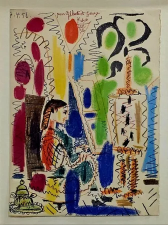 リトグラフ Picasso - Dan's l'atelier de Cannes 
