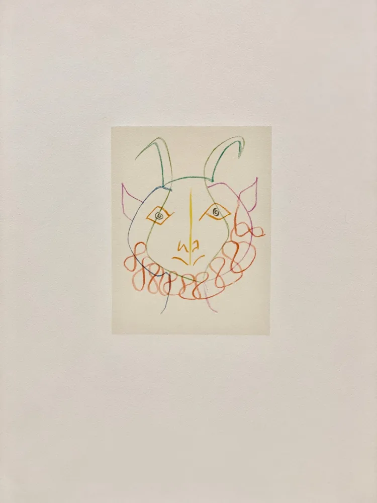 リトグラフ Picasso - Dans l'atelier de Picasso 