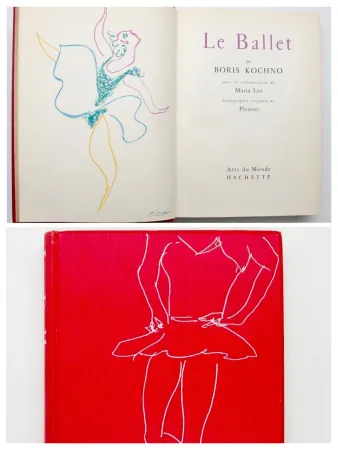 リトグラフ Picasso - Danseuse / Ballerina Boris Kokhno Le Ballet 