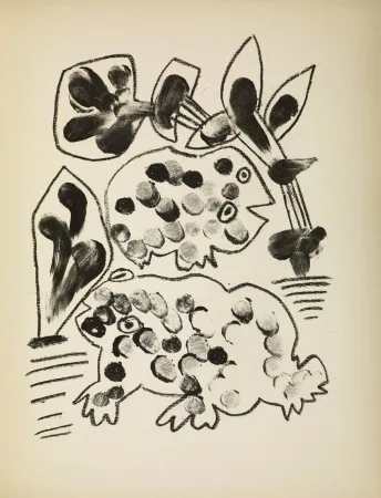 リトグラフ Picasso - De mémoir d'homme, , Planche II