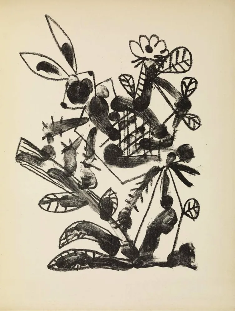 リトグラフ Picasso - De mémoir d'homme, Planche IX