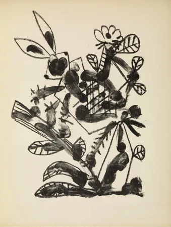 リトグラフ Picasso - De mémoir d'homme, Planche IX