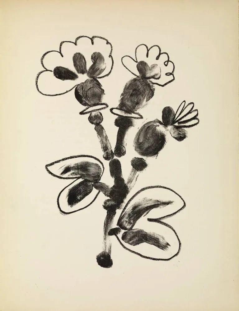 リトグラフ Picasso - De mémoir d'homme, Planche V