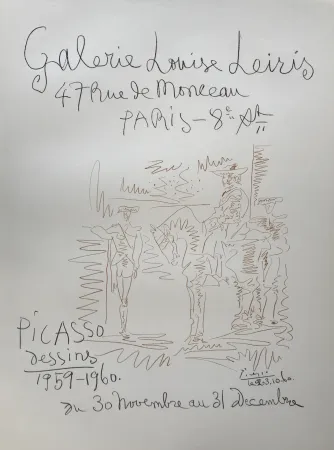 リトグラフ Picasso - Dessins 1959-1960