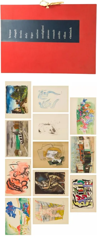 ステンシル Picasso - Douze Contemporains 1959 -Portfolio 