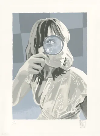 リトグラフ Picasso  - Ein Blick (Un Coup d'oeil)