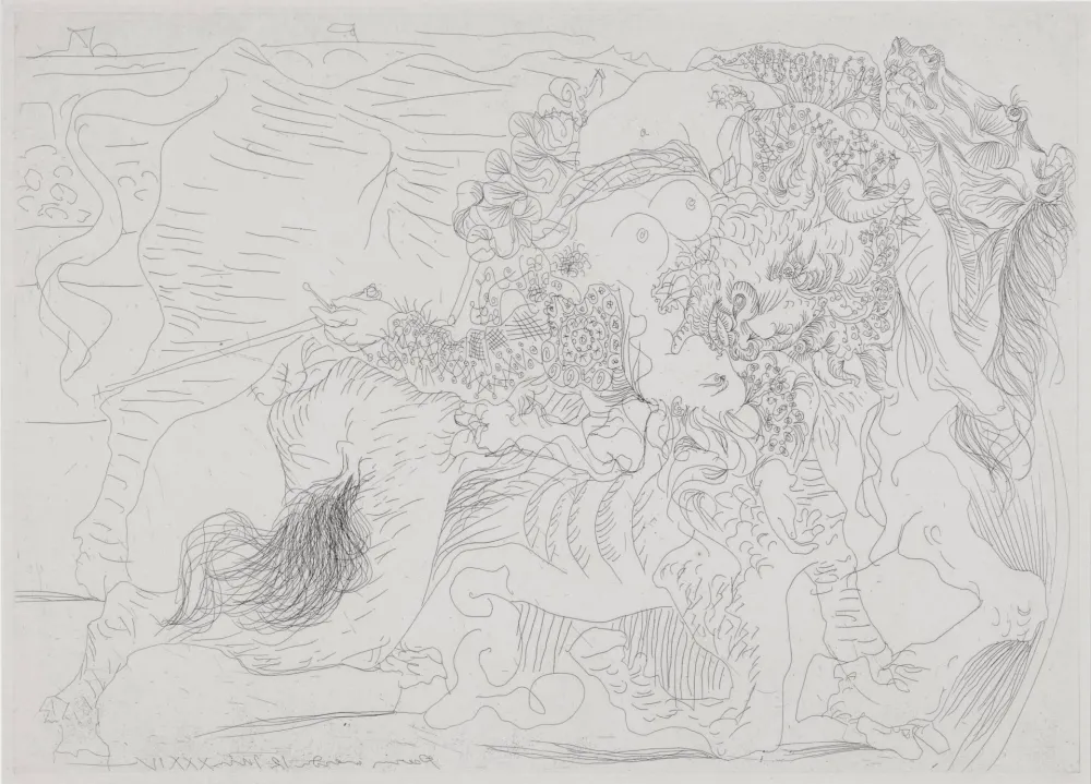 エッチング Picasso - Femme Torero I