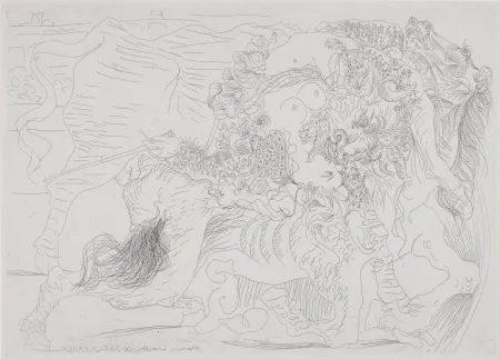 エッチング Picasso - Femme Torero I