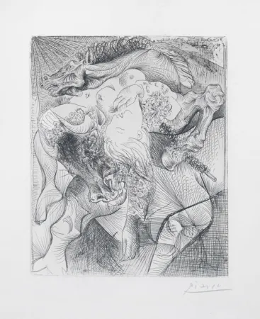 彫版 Picasso - Femme torero II