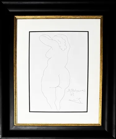 彫版 Picasso - Femme vue de Dos