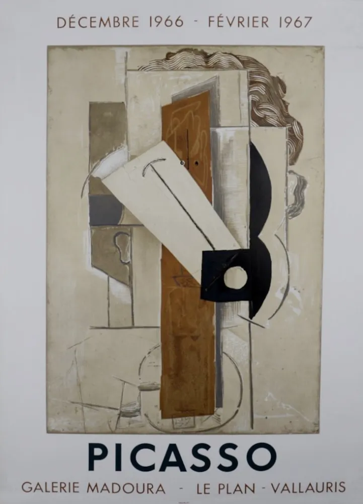 リトグラフ Picasso - Galerie Madoura - Le Plan - Vallauris #1