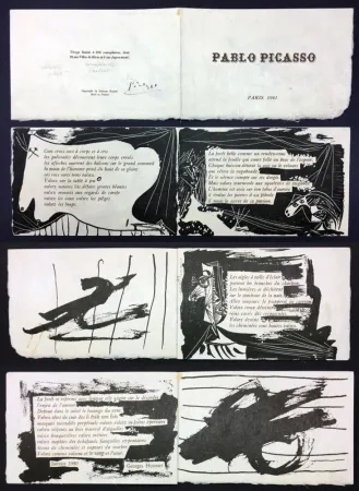 挿絵入り本 Picasso - Georges Hugnet : PABLO PICASSO (Paris, 1941). 