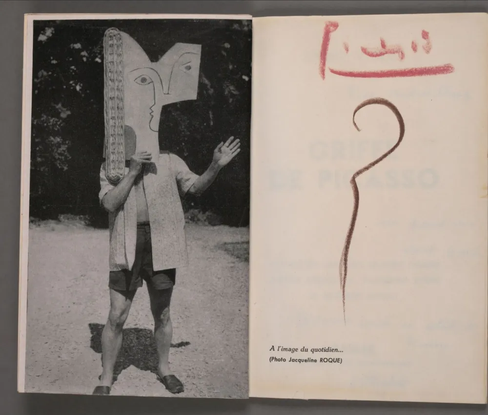 挿絵入り本 Picasso - Griffes de Picasso, 1961 -Signed -Unique 