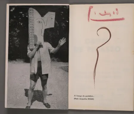 挿絵入り本 Picasso - Griffes de Picasso, 1961 -Signed -Unique 