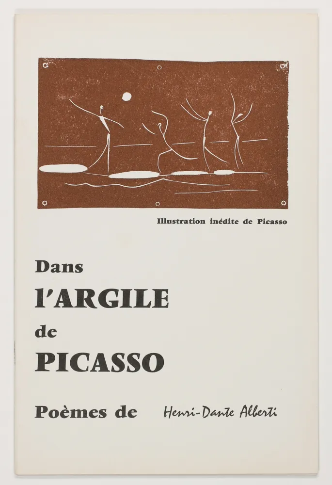 挿絵入り本 Picasso - Jeu de ballon sur une plage (Dans l'Argile de Picasso)