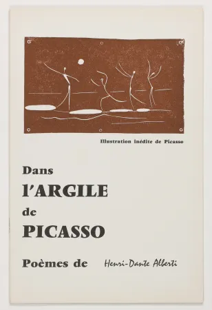 挿絵入り本 Picasso - Jeu de ballon sur une plage (Dans l'Argile de Picasso)
