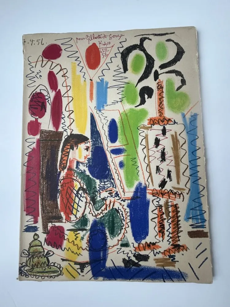 リトグラフ Picasso - L' atelier de Cannes 