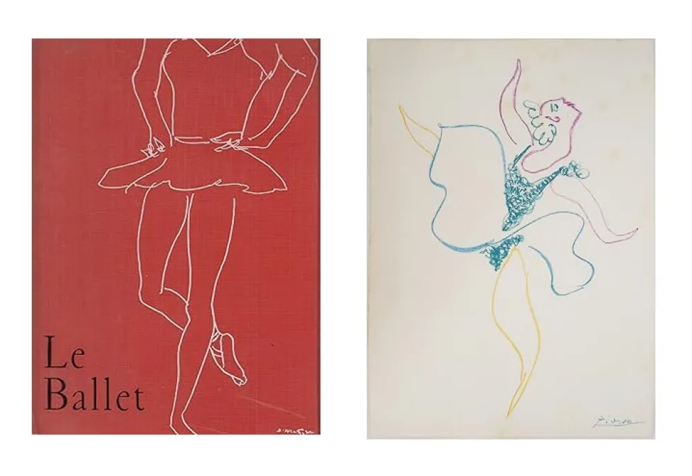 挿絵入り本 Picasso - La ballet