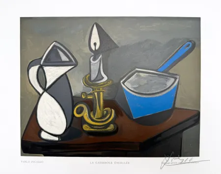 木版 Picasso - La Casserole Émaillée