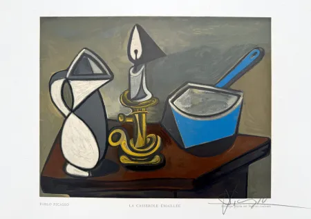 木版 Picasso - La Casserole Émaillée