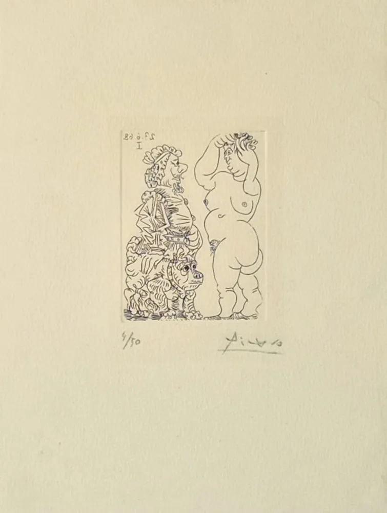 彫版 Picasso - La Celestine, from Série 347