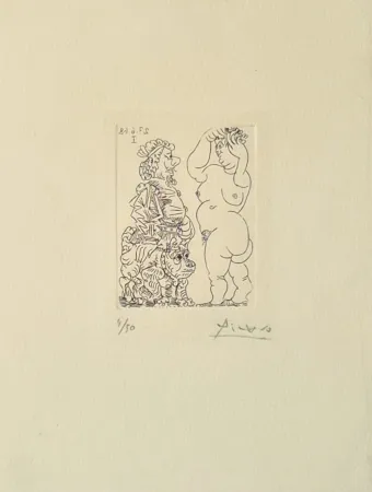 彫版 Picasso - La Celestine, from Série 347