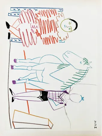 リトグラフ Picasso - La Comédie Humaine