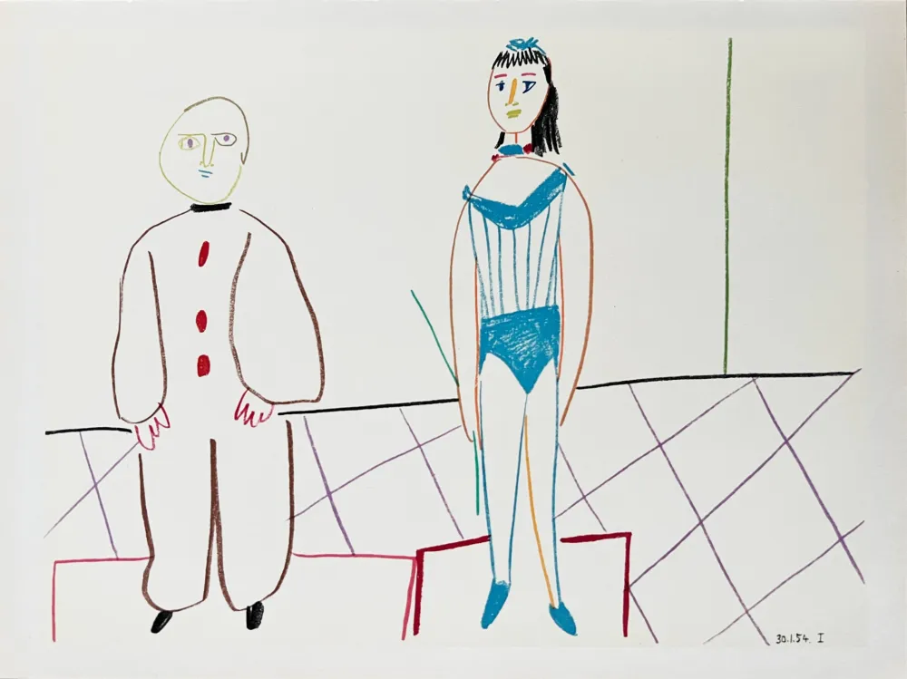 リトグラフ Picasso - La Comédie Humaine