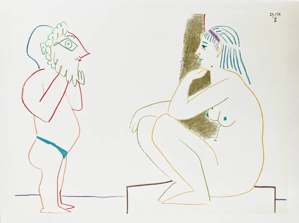 リトグラフ Picasso - La Comédie Humaine