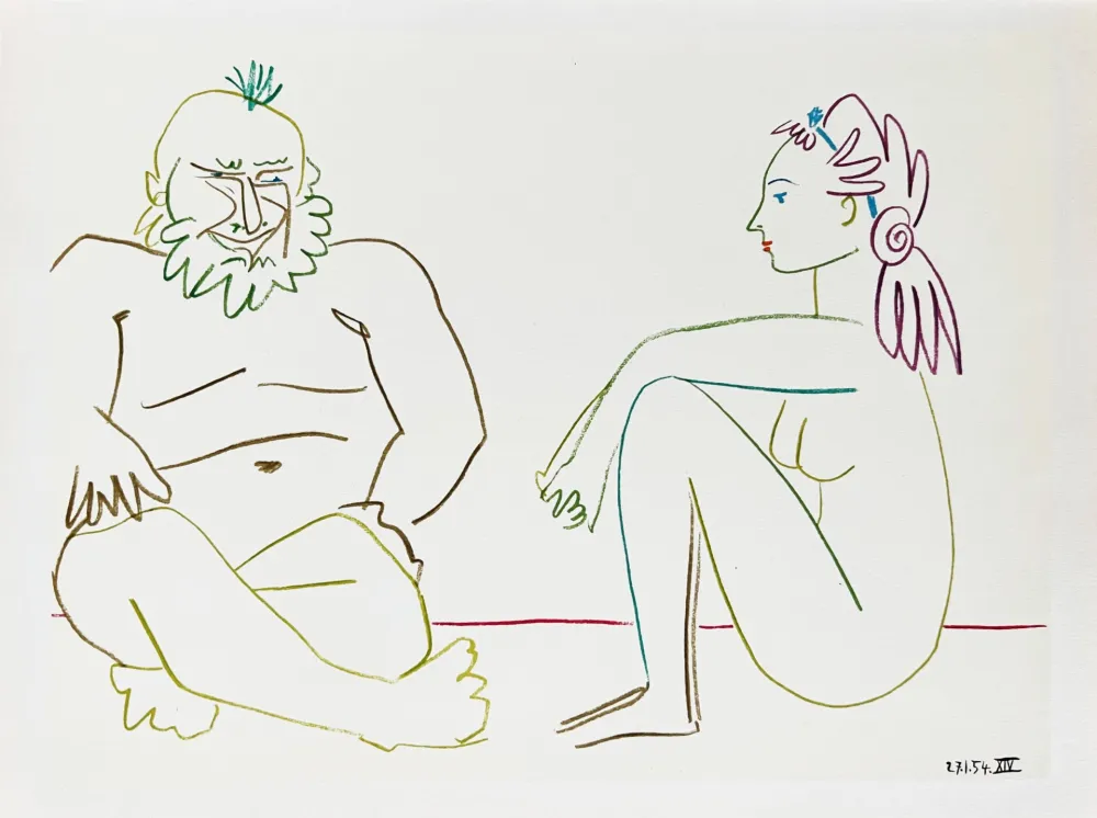 リトグラフ Picasso - La Comédie Humaine