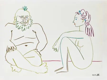 リトグラフ Picasso - La Comédie Humaine