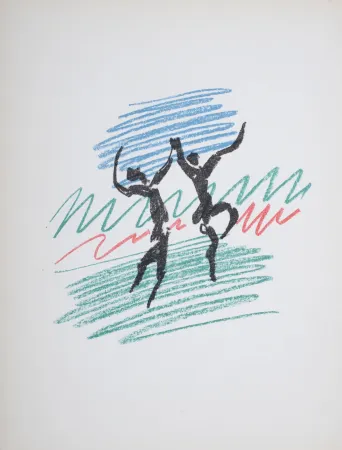 リトグラフ Picasso - La Danse, 1956