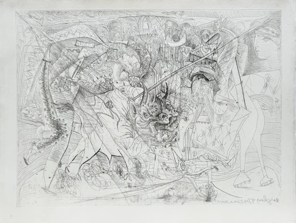 エッチング Picasso - La Grande Corrida