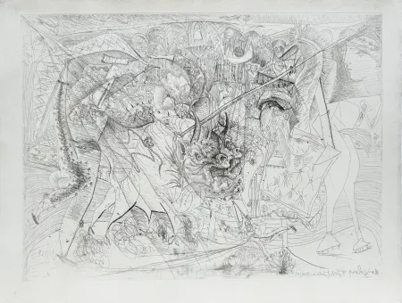 エッチング Picasso - La Grande Corrida