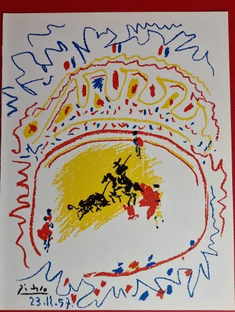 リトグラフ Picasso - La Petit Corrida 
