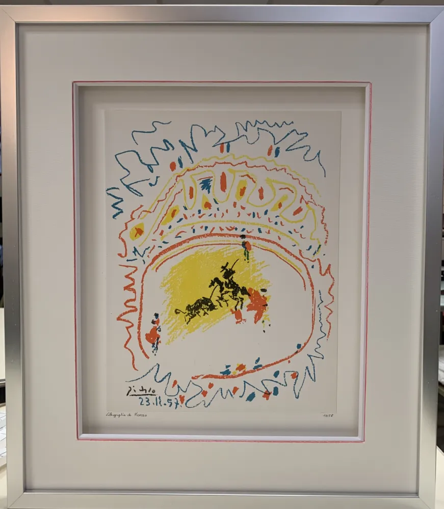 リトグラフ Picasso - La petite corrida