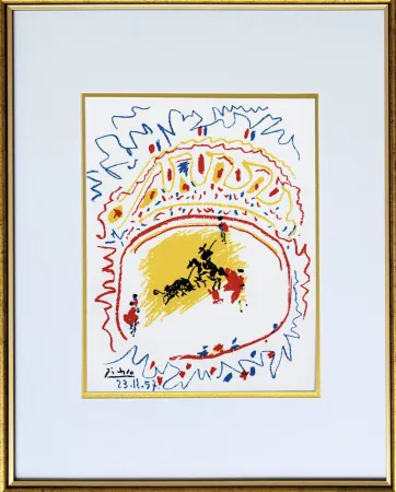 リトグラフ Picasso - La Petite Corrida