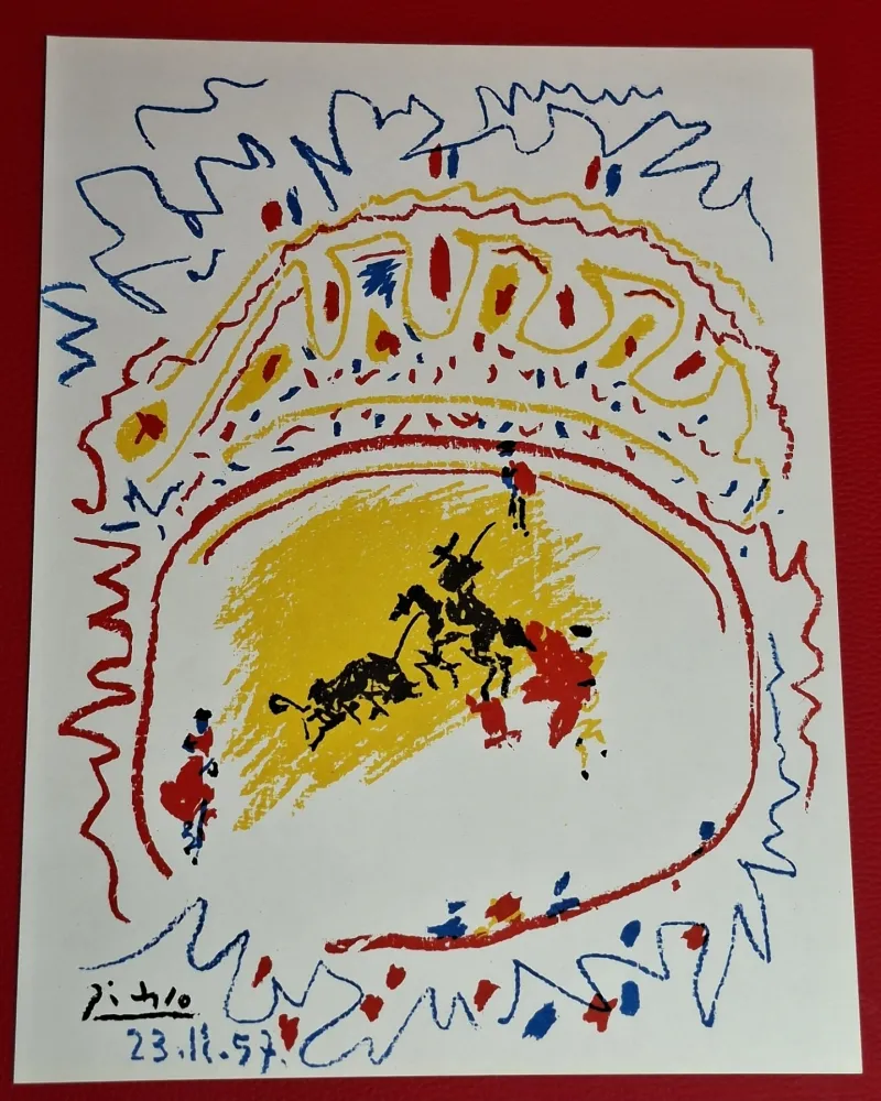 リトグラフ Picasso - La Petite Corrida 1957