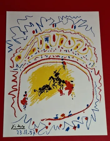 リトグラフ Picasso - La Petite Corrida 1957