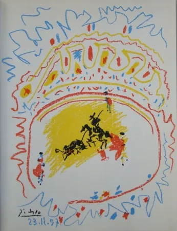 リトグラフ Picasso - La petite Corrida