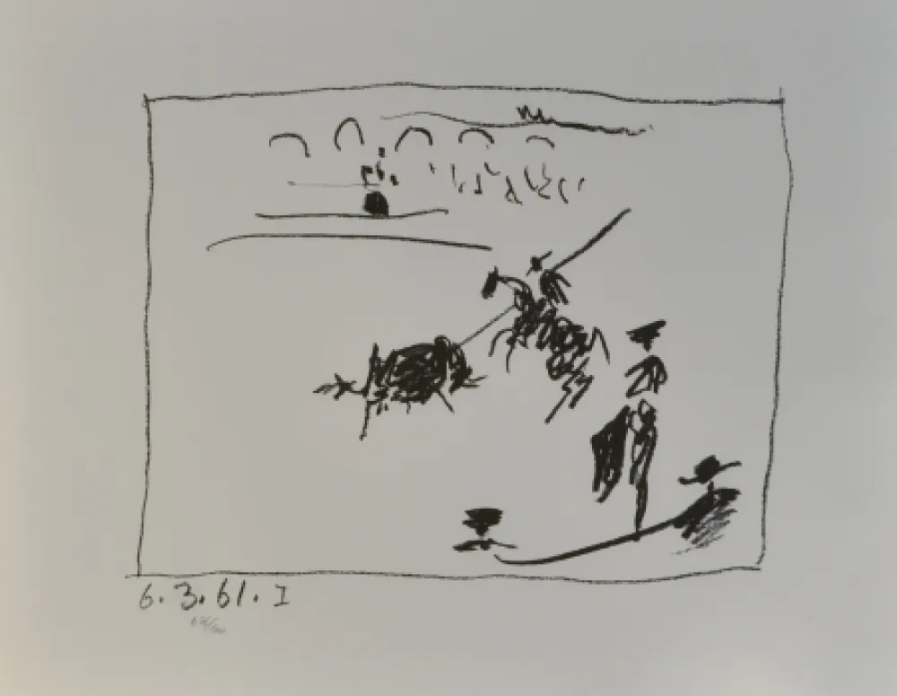 リトグラフ Picasso - La Pique